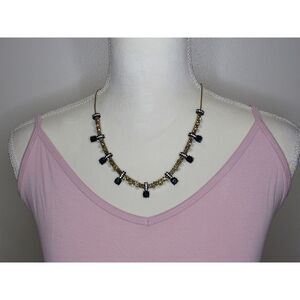 Vintage J.Crew Midnight Jewel Mesh Statement Necklace